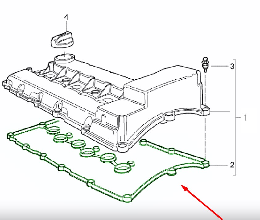 Прокладки клапанної кришки