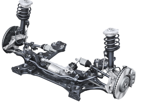Важелі задньої підвіски та їх елементи