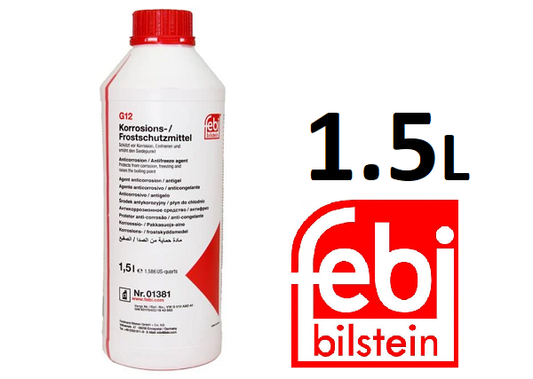 Антифриз - концентрат Febi G12, червоний, 1.5 літра
