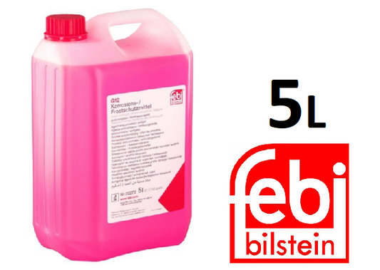 Антифриз - концентрат Febi G12, червоний, 5 літрів