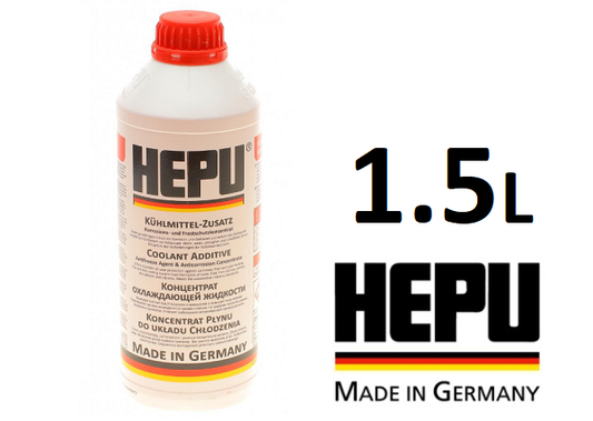 Антифриз - концентрат HEPU G12, червоний, 1.5 літра