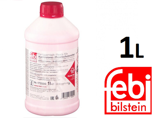 Антифриз готовий Febi ReadyMix G12, червоний, 1 літр