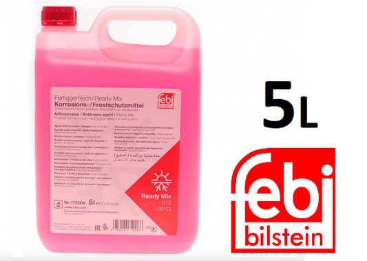Антифриз готовий Febi ReadyMix G12, червоний, 5 літрів