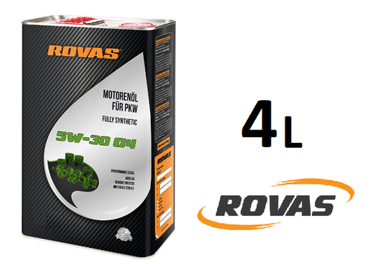 Мастило для двигуна Rovas 5W-30 С4, 4 літри