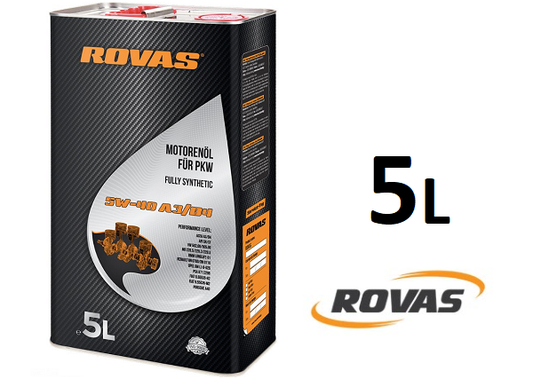 Мастило для двигуна Rovas 5W40 A3/B4 , 5 літрів