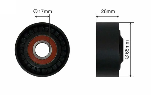 Натяжний ролик (без механізма)